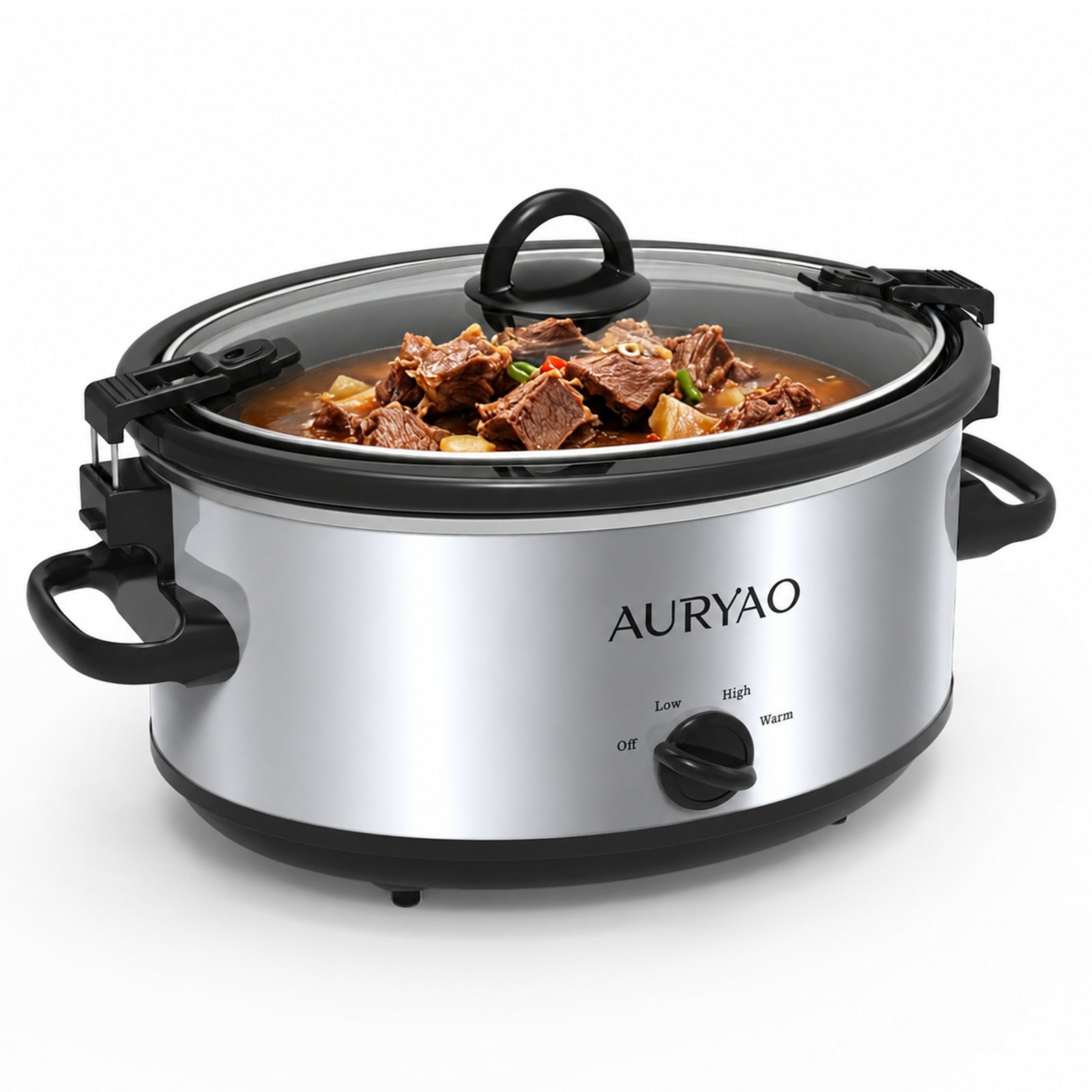 6QT Manual Sliver slow-cookers