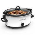 6QT Manual White slow-cookers