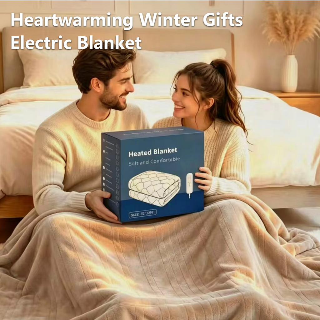 Latte-Colored Flannel Electric Blanket (Q-90×100)