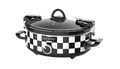 2.5QT Oval Small Slow Cooker, Glass Lid with Lid Clip, Adjustable Temp