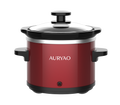 0.65QT Mini Slow Cooker, Dishwasher-Safe Black Ceramic Pot, Indicator Light